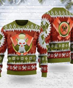 Warhomie Blood Axe Orks Iconic Christmas Sweater