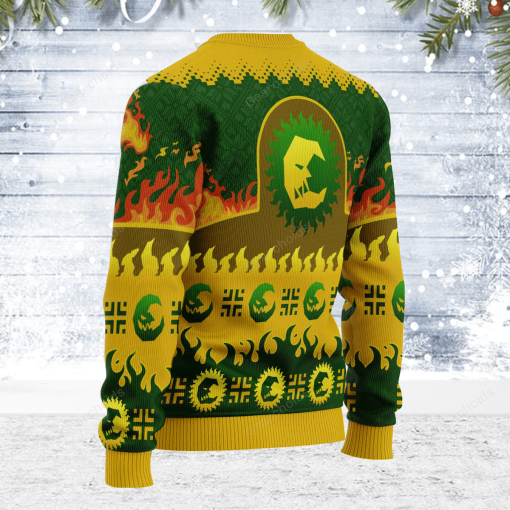 Warhomie Bad Moon Orks Iconic Christmas Sweater