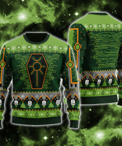 Warhomie Nefarious Necron Iconic Christmas Sweater