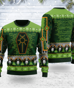 Warhomie Nefarious Necron Iconic Christmas Sweater