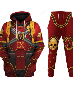 Blood Angels IX Captain T-shirt Hoodie Sweatpants Cosplay