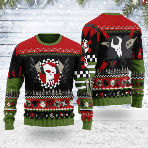 Warhomie Orks Iconic Christmas Sweater