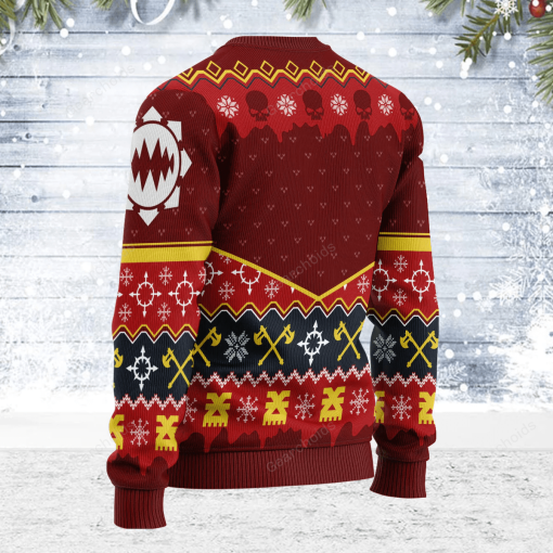 Warhomie 'Slay Bells Ring' Khorne Chaos Iconic Christmas Sweater