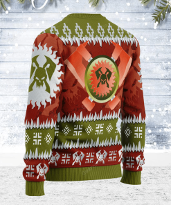 Warhomie Blood Axe Orks Iconic Christmas Sweater