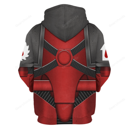 Pre-Heresy Flesh Tearers in Mark IV Maximus Power Armor T-shirt Hoodie Sweatpants Cosplay