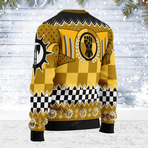 Warhomie Imperial Fists Iconic Christmas Sweater