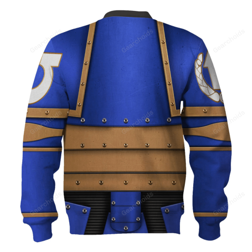 Pre-Heresy Ultramarines Legion in Mark II Crusade T-shirt Hoodie Sweatpants Cosplay