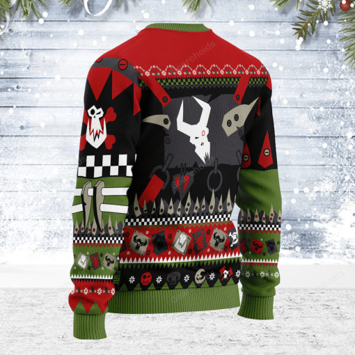 Warhomie Orks Iconic Christmas Sweater