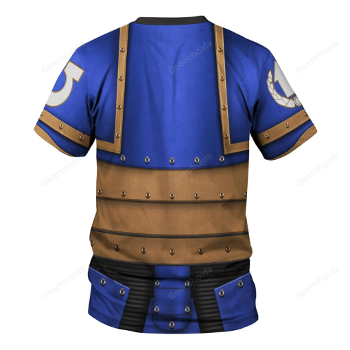 Pre-Heresy Ultramarines Legion in Mark II Crusade T-shirt Hoodie Sweatpants Cosplay