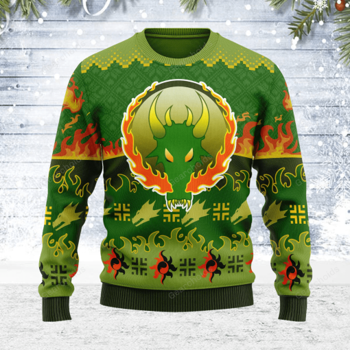 Warhomie Salamanders Iconic Christmas Sweater