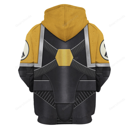 Pre-Heresy Imperial Fists in Mark IV Maximus Power Armor T-shirt Hoodie Sweatpants Cosplay