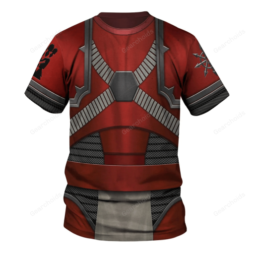 Red Corsairs Warband Colour Scheme T-shirt Hoodie Sweatpants Cosplay