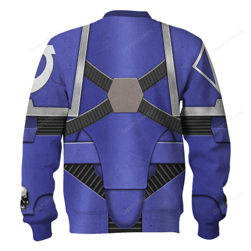 Pre-Heresy Ultramarines in Mark IV Maximus Power Armor T-shirt Hoodie Sweatpants Cosplay