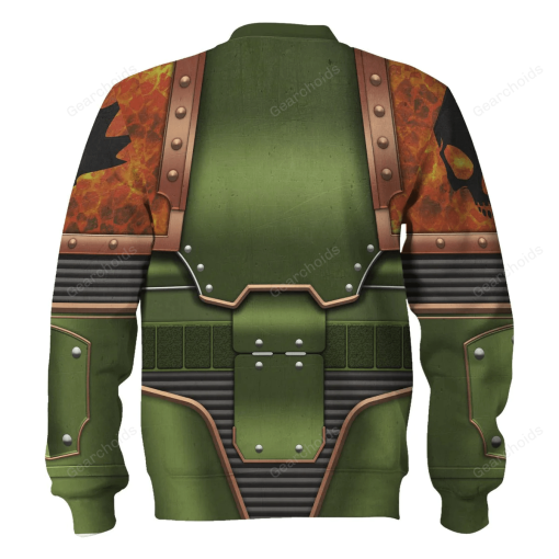 Salamanders in Mark III Power Armor T-shirt Hoodie Sweatpants Cosplay