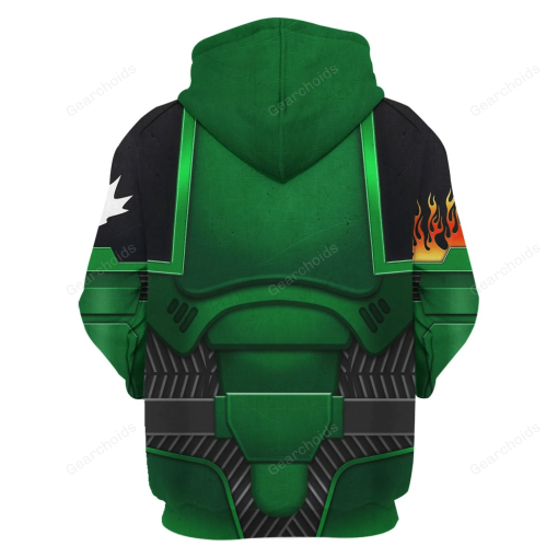 Space Marines Salamanders T-shirt Hoodie Sweatpants Cosplay