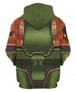 Salamanders in Mark III Power Armor T-shirt Hoodie Sweatpants Cosplay