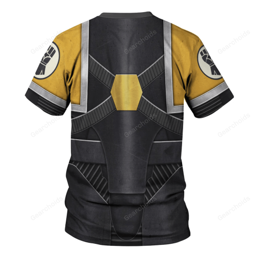 Pre-Heresy Imperial Fists in Mark IV Maximus Power Armor T-shirt Hoodie Sweatpants Cosplay