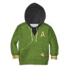 Captain Pike Green Costume Cosplay Kid Hoodie Sweatshirt T-Shirt