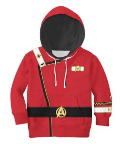 Admiral James T. Kirk Costume Officer Kid Hoodie Sweatshirt T-Shirt