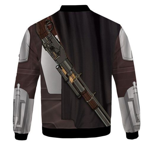 Beskar Version Of Madalorian Cosplay Bomber Jacket