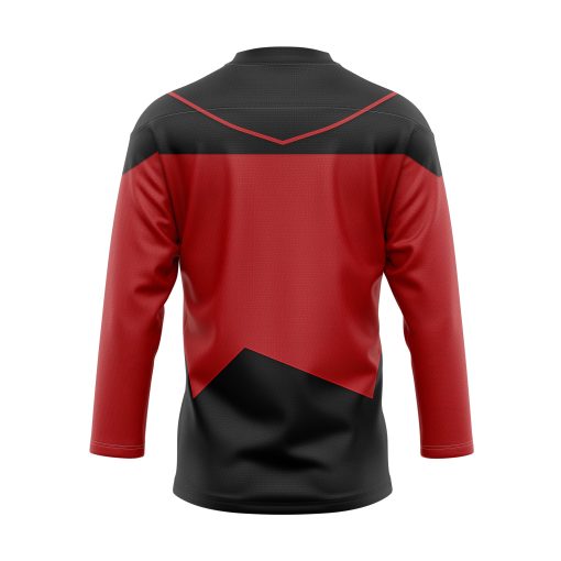 Picard The Next Generation Red Costume Hockey Jersey Sweatpants