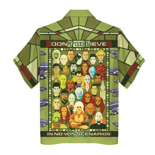 The Original Series Retro Character Squares Hawaiian Shirt T-Shirt