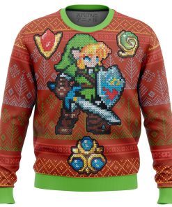 Zelda Link Gems Ugly Christmas Sweater