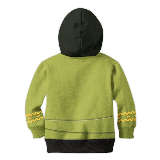 The Original Series Green Tunic Uniform Costume Cosplay Kid Hoodie Sweatshirt T-Shirt