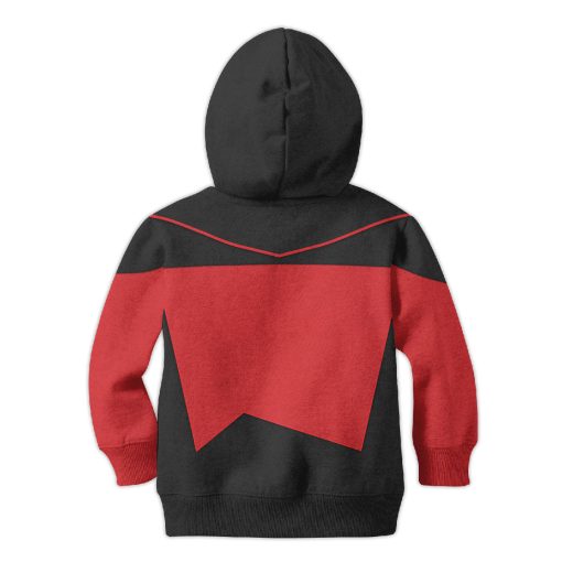 Picard The Next Generation Uniform Cosplay Kid Hoodie Sweatshirt T-Shirt