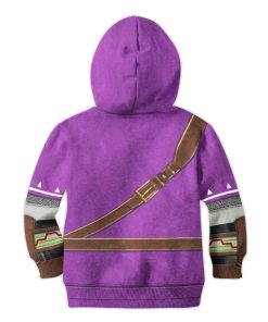 Link Zora Tunic Purple Costume Kid Tops Hoodie Sweatshirt T-Shirt