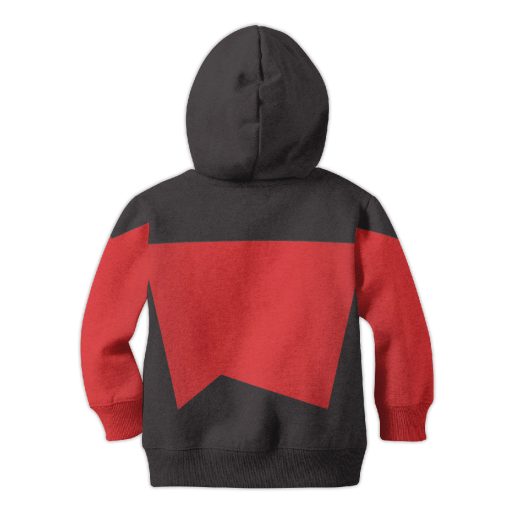 The Next Generation Red Uniform Costume Cosplay Kid Hoodie Sweatshirt T-Shirt