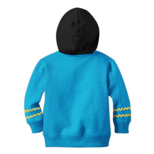 The Original Series Blue Uniform Costume Cosplay Kid Hoodie Sweatshirt T-Shirt