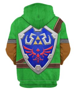 Link Iconic Shield Iconic Costume Unisex Hoodie Sweatshirt T-shirt Sweatpants Cosplay