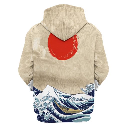 Japanese Sulf Zelda no Densetsu The Great Wave Link Hoodie T-shirt Sweatpants Cosplay