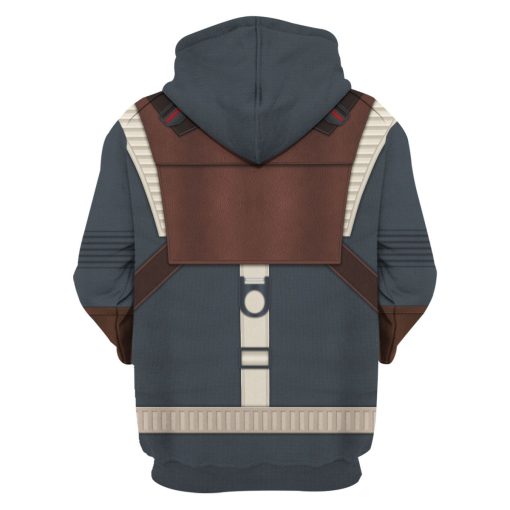 Warhomie Cal Kestis's Jedi Costume Hoodie Sweatshirt T-Shirt Sweatpants