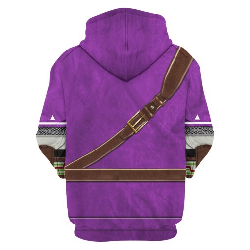 Purple Link Attire Unisex Hoodie Sweatshirt T-shirt Sweatpants Cosplay