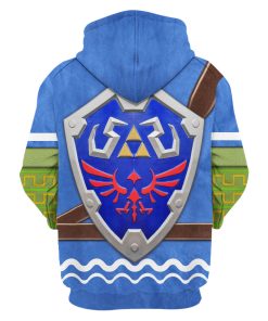 Hero's Clothes - Wind Waker Attire Shield Unisex Hoodie Sweatshirt T-shirt Sweatpants Cosplay