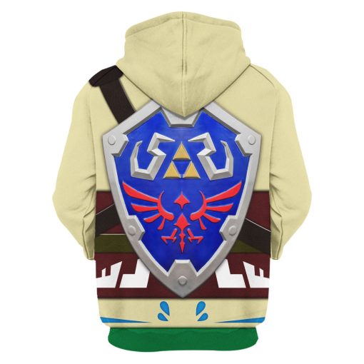 Skyloft Uniform - Skyward Sword Link Attire Shield Unisex Hoodie Sweatshirt T-shirt Sweatpants Cosplay