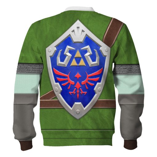 Knights of Skyloft Green Shield Unisex Hoodie Sweatshirt T-shirt Sweatpants Cosplay