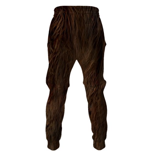 Warhomie Chewbacca Costume Hoodie Sweatshirt T-Shirt