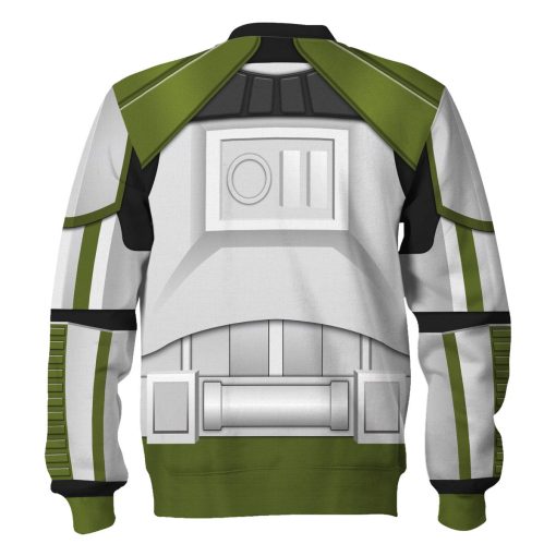 Warhomie Trooper Sergeant Costume Hoodie Sweatshirt T-Shirt Sweatpants