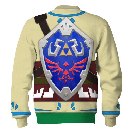 Skyloft Uniform - Skyward Sword Link Attire Shield Unisex Hoodie Sweatshirt T-shirt Sweatpants Cosplay