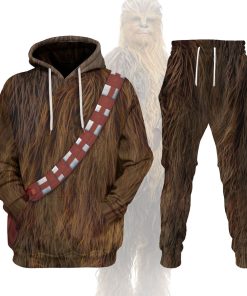 Warhomie Chewbacca Costume Hoodie Sweatshirt T-Shirt