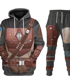 Warhomie Mandalorian Costume Hoodie Sweatshirt T-Shirt Sweatpants