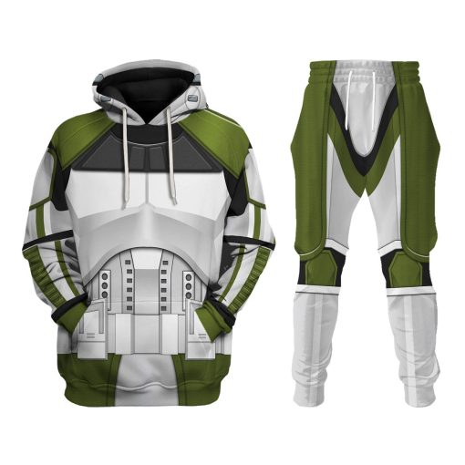 Warhomie Trooper Sergeant Costume Hoodie Sweatshirt T-Shirt Sweatpants