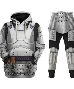 Warhomie Captain Phasma Samurai Costume Hoodie Sweatshirt T-Shirt Sweatpants