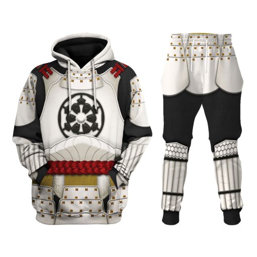 Warhomie Trooper Samurai Costume Hoodie Sweatshirt T-Shirt Sweatpants