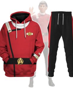 Captain Spock Costume Officer Hoodie Sweatshirt T-Shirt Sweatpants Apparel