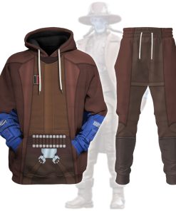 Warhomie Cad Bane's Bounty Hunter Costume Hoodie Sweatshirt T-Shirt Sweatpants