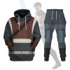 Warhomie Cal Kestis's Jedi Costume Hoodie Sweatshirt T-Shirt Sweatpants